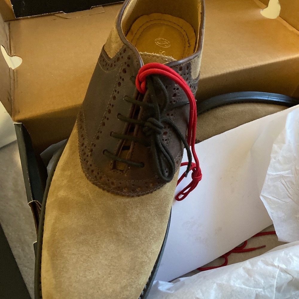 New Stafford suede shoe 9M